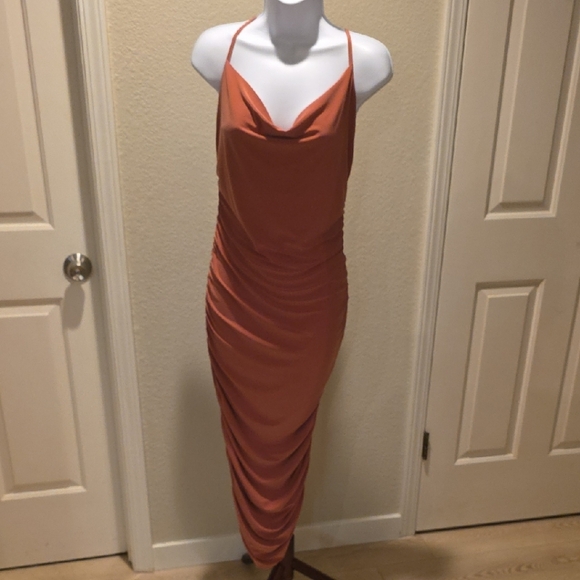 Forever 21 Rust Backless Dress - Picture 2 of 7